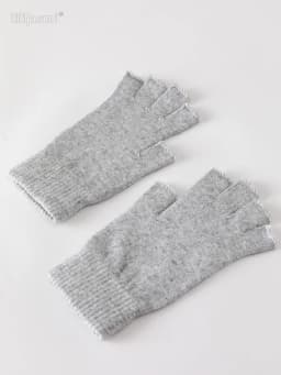Sale Wool Mitt Exposed Fingertip Women's Gloves Winter Autumn Work Gloves Knitted for Women Fingerless Gloves Drive Mittens