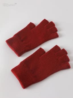 Sale Wool Mitt Exposed Fingertip Women's Gloves Winter Autumn Work Gloves Knitted for Women Fingerless Gloves Drive Mittens