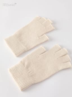 Sale Wool Mitt Exposed Fingertip Women's Gloves Winter Autumn Work Gloves Knitted for Women Fingerless Gloves Drive Mittens