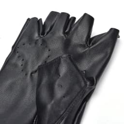 1Pcs Women Leather Driving Biker Soft Fingerless Mittens Dance Motorcycle Gloves Faux Leather Synthetic Leather Gloves keep warm