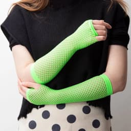 New Fashion Long Black Fishnet Gloves Women Fingerless Gloves Girls Beautiful Dance Gothic Punk Rock Costume Fancy Sexy Gloves