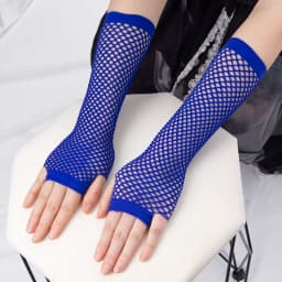 New Fashion Long Black Fishnet Gloves Women Fingerless Gloves Girls Beautiful Dance Gothic Punk Rock Costume Fancy Sexy Gloves
