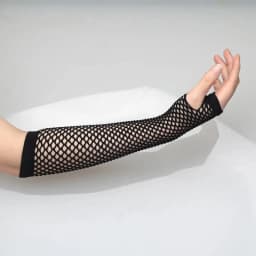 New Fashion Long Black Fishnet Gloves Women Fingerless Gloves Girls Beautiful Dance Gothic Punk Rock Costume Fancy Sexy Gloves