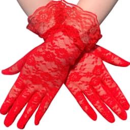 Summer Women Sexy Lace Black Short Gloves Sunscreen Breathable Thin Soft Female Gloves Jacquard Elegant Funeral Gloves