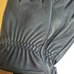 Leather Gloves Men's Casual Warmth Fleece Lined Top Layer Deer Skin Motorcycle Riding Gloves Thickened Autumn Winter New Arrival