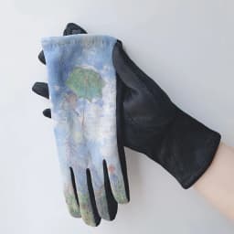 Creativity Van Gogh Oil Painting Gloves Winter Cycling Drive Thicken Women Fashion Print Full Finger Touch Screen Warm Mittens