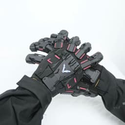 Techwear Style Punk Tactical Mechanical Gloves Man Woman 3D Printing Plastic Handmade Wearable Armor Cosplay Exoskeleton Gloves