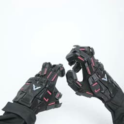 Techwear Style Punk Tactical Mechanical Gloves Man Woman 3D Printing Plastic Handmade Wearable Armor Cosplay Exoskeleton Gloves