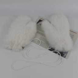 Winter Outdoor Hot Sale Women 100% Real Rabbit Fur Gloves Playing with Snow Keep Warm Mittens Female Natural Rabbit Fur Gloves