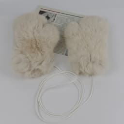 Winter Outdoor Hot Sale Women 100% Real Rabbit Fur Gloves Playing with Snow Keep Warm Mittens Female Natural Rabbit Fur Gloves