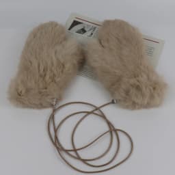Winter Outdoor Hot Sale Women 100% Real Rabbit Fur Gloves Playing with Snow Keep Warm Mittens Female Natural Rabbit Fur Gloves