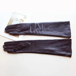 Women's Long Leather Gloves Colorful Sheepskin Velvet Lined Fashionable Warm Sunscreen Autumn Winter Gloves