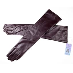 Women's Long Leather Gloves Colorful Sheepskin Velvet Lined Fashionable Warm Sunscreen Autumn Winter Gloves