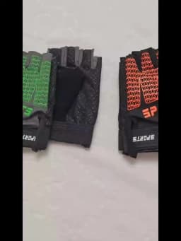 Kid Sports Gloves Breathable Sweat-Absorbing Quick-Dry Cycling Gloves Girls Boys Adjustable Anti-Slip Climbing Fishing Gloves