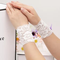 Lace Wrist Girly Dance Yoga Scar Tattoo Arm Cuff Sun Protection Summer Thin Short Fake Sleeve Breathable Woman Wrist Sleeve