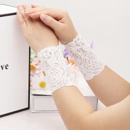 Lace Wrist Girly Dance Yoga Scar Tattoo Arm Cuff Sun Protection Summer Thin Short Fake Sleeve Breathable Woman Wrist Sleeve