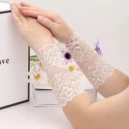 Lace Wrist Girly Dance Yoga Scar Tattoo Arm Cuff Sun Protection Summer Thin Short Fake Sleeve Breathable Woman Wrist Sleeve