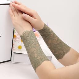 Lace Wrist Girly Dance Yoga Scar Tattoo Arm Cuff Sun Protection Summer Thin Short Fake Sleeve Breathable Woman Wrist Sleeve
