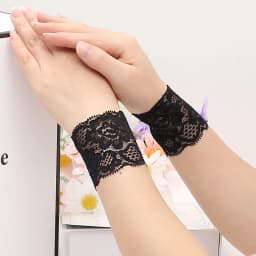 Lace Wrist Girly Dance Yoga Scar Tattoo Arm Cuff Sun Protection Summer Thin Short Fake Sleeve Breathable Woman Wrist Sleeve