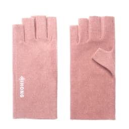 New Winter Women's Gloves Leaky Finger Thin Velvet Windproof Coldproof Warm Touch Screen Half Finger Student Gloves
