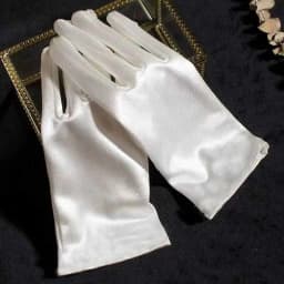 Women's Satin Elegant Pearl Driving White Black Bridal Wedding Banquet Accessories Short Etiquette Dress Gloves