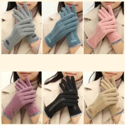 New Fashion Lady Glove Mittens Women Winter Elegant Vintage Touch Screen Driving Keep Warm Windproof Gloves Dropshiping G177