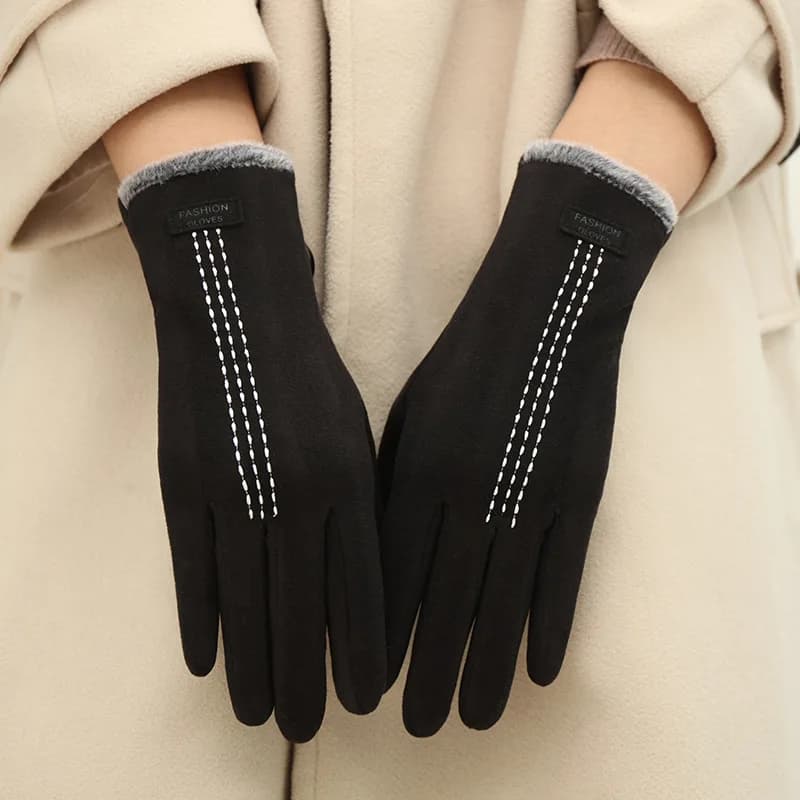New Fashion Lady Glove Mittens Women Winter Elegant Vintage Touch Screen Driving Keep Warm Windproof Gloves Dropshiping G177