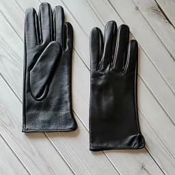 Spring and Autumn Driving Single Leather Gloves Women Fashion Touch Screen Sheepskin Gloves Thin Unlined Motorcycle Riding Black