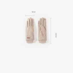 Women Winter Outdoor Sport Stretch Knit Wrist Cycling Warm Driving Mitten Cashmere Wool Plush Thick Touch Screen Glove P29