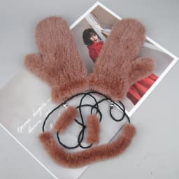 New Women 100% Real Genuine Knitted Mink Fur Mittens Winter Warm Lady Real Mink Fur Fashion Lady Gloves Handmade Knit Fur Mitten
