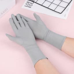 Sunscreen Stretch Women Anti UV Mid-long Breathable Glove For Spring Summer Thin Gloves