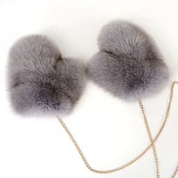 2026 Hot Sale Winter Women Natural Real Fox Fur Gloves Warm 100% Genuine Fox Fur Mittens Girl Fashion Luxury Real Fox Fur Glove