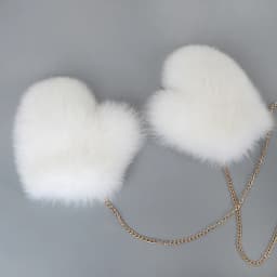 2026 Hot Sale Winter Women Natural Real Fox Fur Gloves Warm 100% Genuine Fox Fur Mittens Girl Fashion Luxury Real Fox Fur Glove