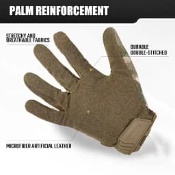 Tactical Full Finger Gloves for Men And Women Touch Screen Compatible Combat Shooting Hunting Outdoor Sports Work Mittens