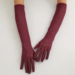Shining Women's Gloves Fashion Personality Sexy Mesh Cosplay Stage Performance Birthday Party Opera Wedding Breathable