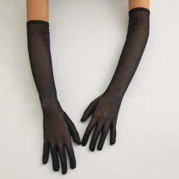 Shining Women's Gloves Fashion Personality Sexy Mesh Cosplay Stage Performance Birthday Party Opera Wedding Breathable
