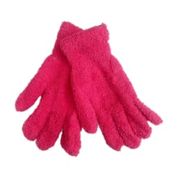 Winter Warm Coral Velvet Gloves Women Sweet Solid Candy Color Full Finger Mittens Girls Thicken Outdoor Stretchy Ski Gloves