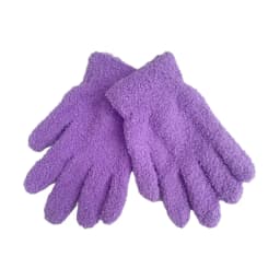 Winter Warm Coral Velvet Gloves Women Sweet Solid Candy Color Full Finger Mittens Girls Thicken Outdoor Stretchy Ski Gloves