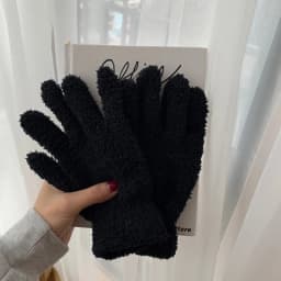Winter Warm Coral Velvet Gloves Women Sweet Solid Candy Color Full Finger Mittens Girls Thicken Outdoor Stretchy Ski Gloves