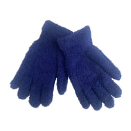 Winter Warm Coral Velvet Gloves Women Sweet Solid Candy Color Full Finger Mittens Girls Thicken Outdoor Stretchy Ski Gloves