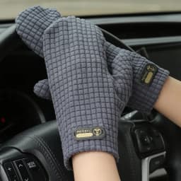 Mittens for Men Spring and Autumn Warm Cycling Driving Bike Windproof Elastic Winter Fleece Couples All-Wrapped Finger Gloves