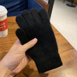 Winter Keep Warm Solid Five Finger Gloves Women Cashmere Outdoor Thick Cycling Driving Fashion Knitted Woolen Gloves