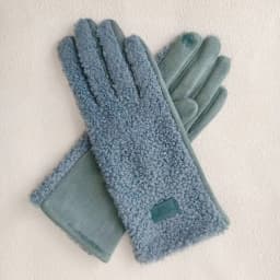 Fashion Imitation Fleece Winter Keep Warm Gloves Women Touch Screen Thickened Cycling Driving Windproof Cold Proof Mittens