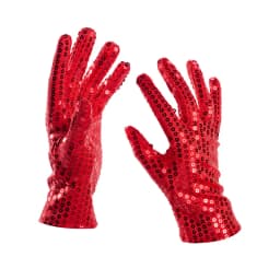 Adult Shining Sequins Gloves Woman Sexy Party Music Festival Punk Gothic Fashion Costume Halloween Cosplay Stage Performance