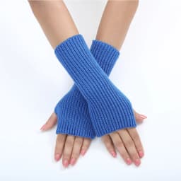 Ladies Warm Knit Fingerless Gloves Convertible Mittens Fashion Flowers Trendy 2025 Female Clothes Accessories Decor украшения