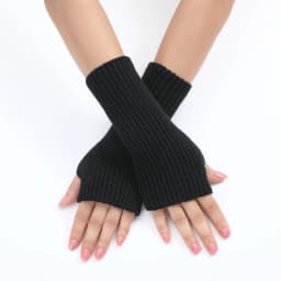 Ladies Warm Knit Fingerless Gloves Convertible Mittens Fashion Flowers Trendy 2025 Female Clothes Accessories Decor украшения