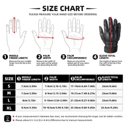 Premium Touch Screen Full Finger Gloves Outdoor Sports Tactical Motorcycle Cycling Hiking Hunting Work Anti-skid Protective Gear
