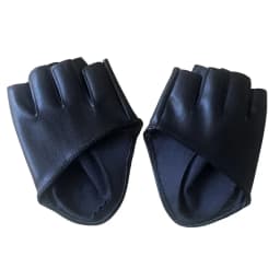 Women Half Finger PU Leather Short Gloves Sexy Modeling Dance Punk Gothic Party Cosplay Stage Performance Fingerless Mittens
