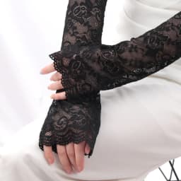 1 Pair Fashion Gloves Lace UV Protection Arm Sleeve Sunscreen Women Driving Dance Long Arm Protection Sleeves Fingerless Gloves