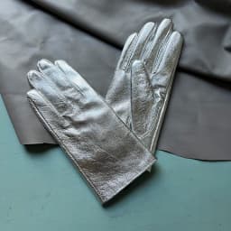 Patent Leather Glove Woman Genuine Leather Short Style Autumn Winter Warm Velvet Lining Leisure Driving Gloves